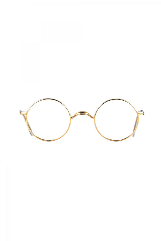 1960s BRITISH VINTAGE EYEWEAR METAL ROUND - OPT-658