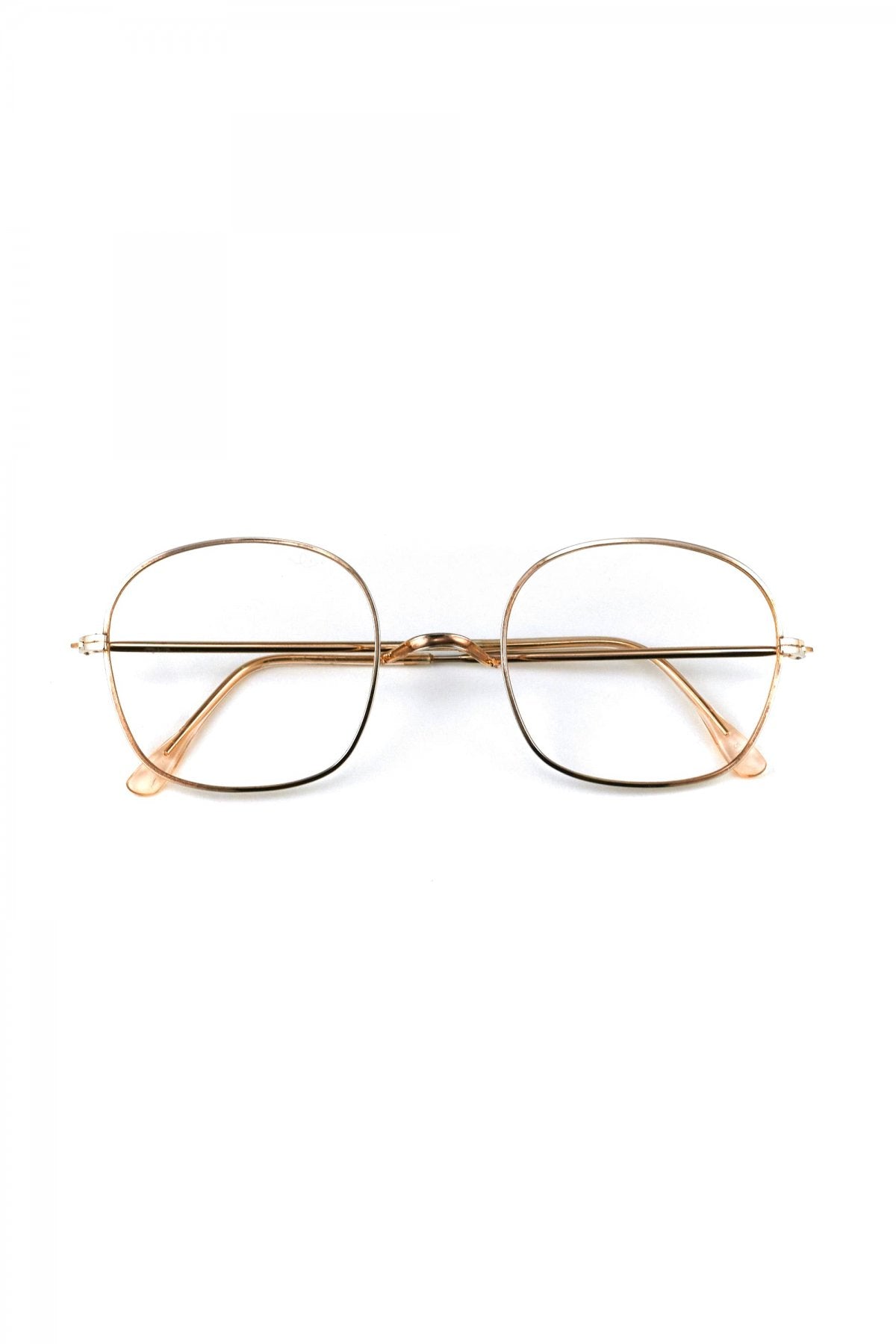 1960s BRITISH VINTAGE EYEWEAR METAL WELLINGTON - OPT-659