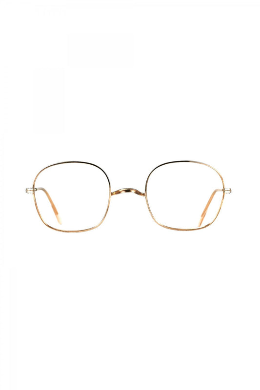 1960s BRITISH VINTAGE EYEWEAR METAL WELLINGTON - OPT-659