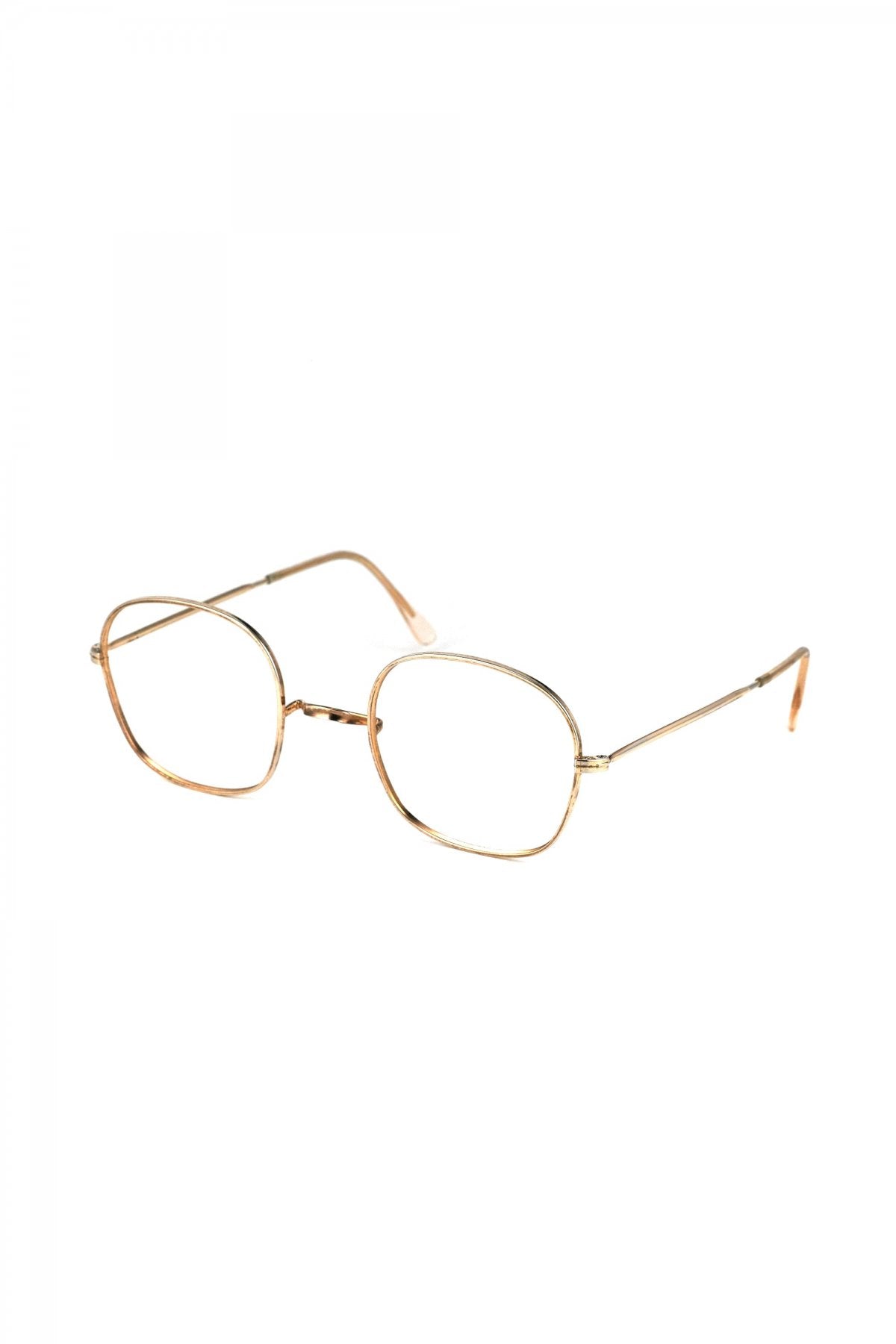 1960s BRITISH VINTAGE EYEWEAR METAL WELLINGTON - OPT-659