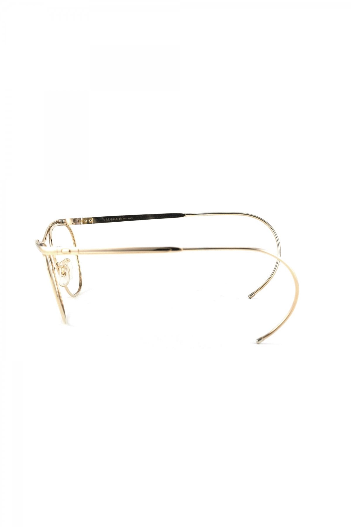 1960s ALGHA BRITISH VINTAGE EYEWEAR METAL BLOW - OPT-662