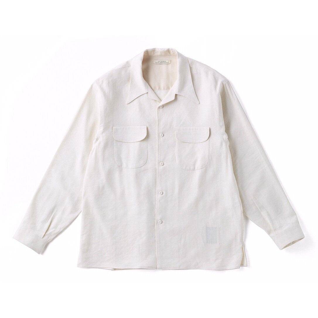 OLD JOE - SWALLOW COLLAR NASSOU SHIRTS - BONE