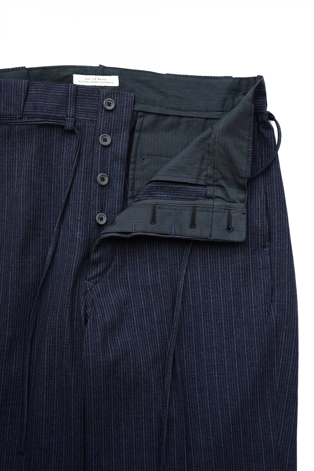 OLD JOE - STRING WAIST WORK TROUSER - JASPE STPIPE