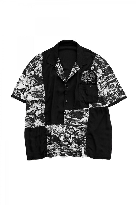 Porter Classic - ALOHA SHIRT PATCHWORK - BLACK