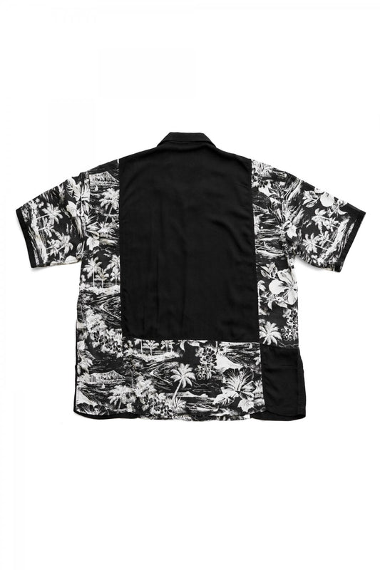 Porter Classic - ALOHA SHIRT PATCHWORK - BLACK