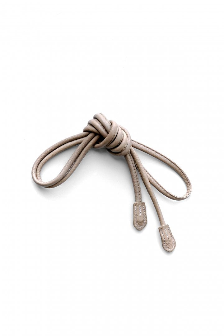 WRYHT - LEATHER STRING BELT - DUNE