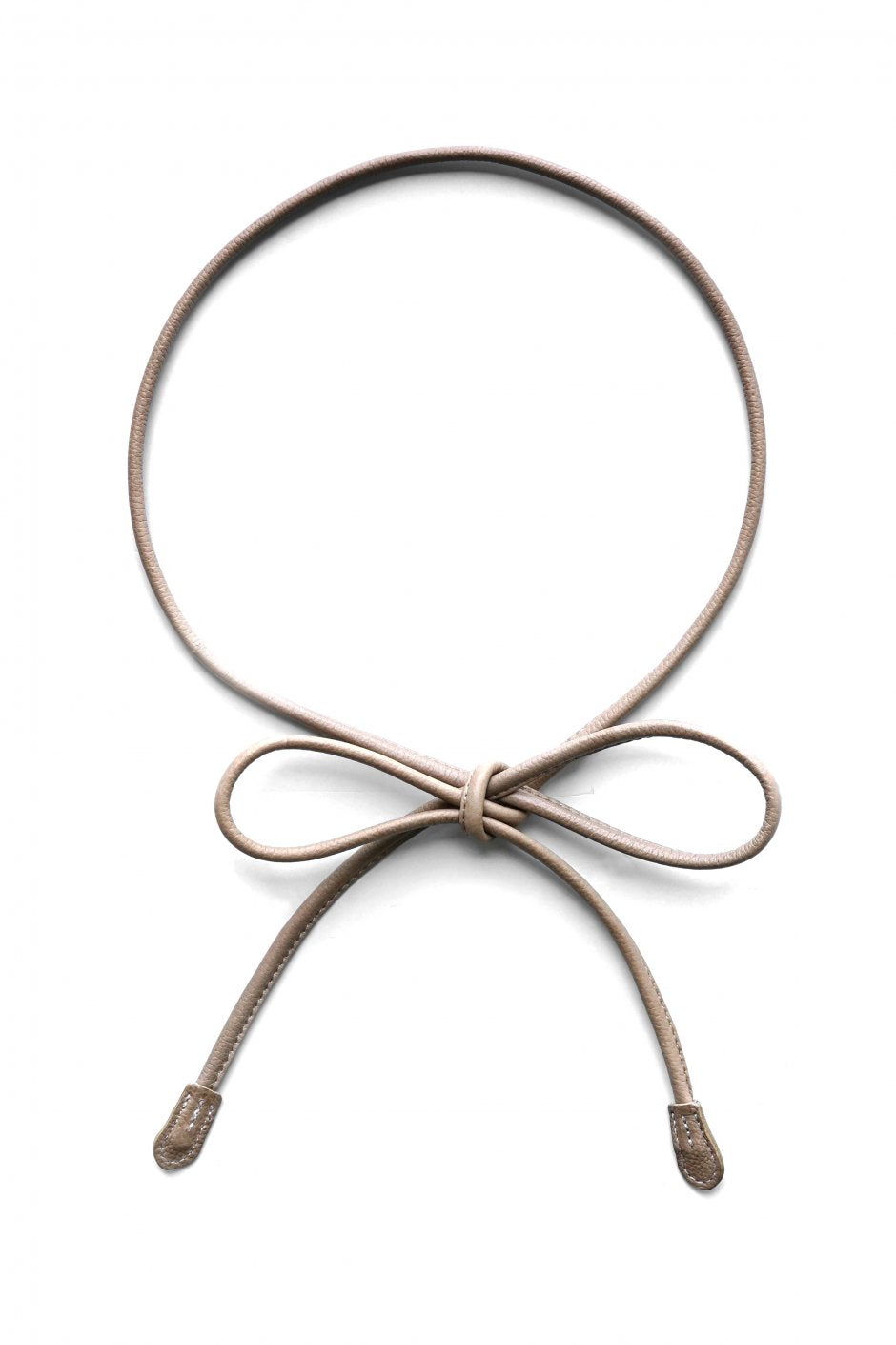 WRYHT - LEATHER STRING BELT - DUNE