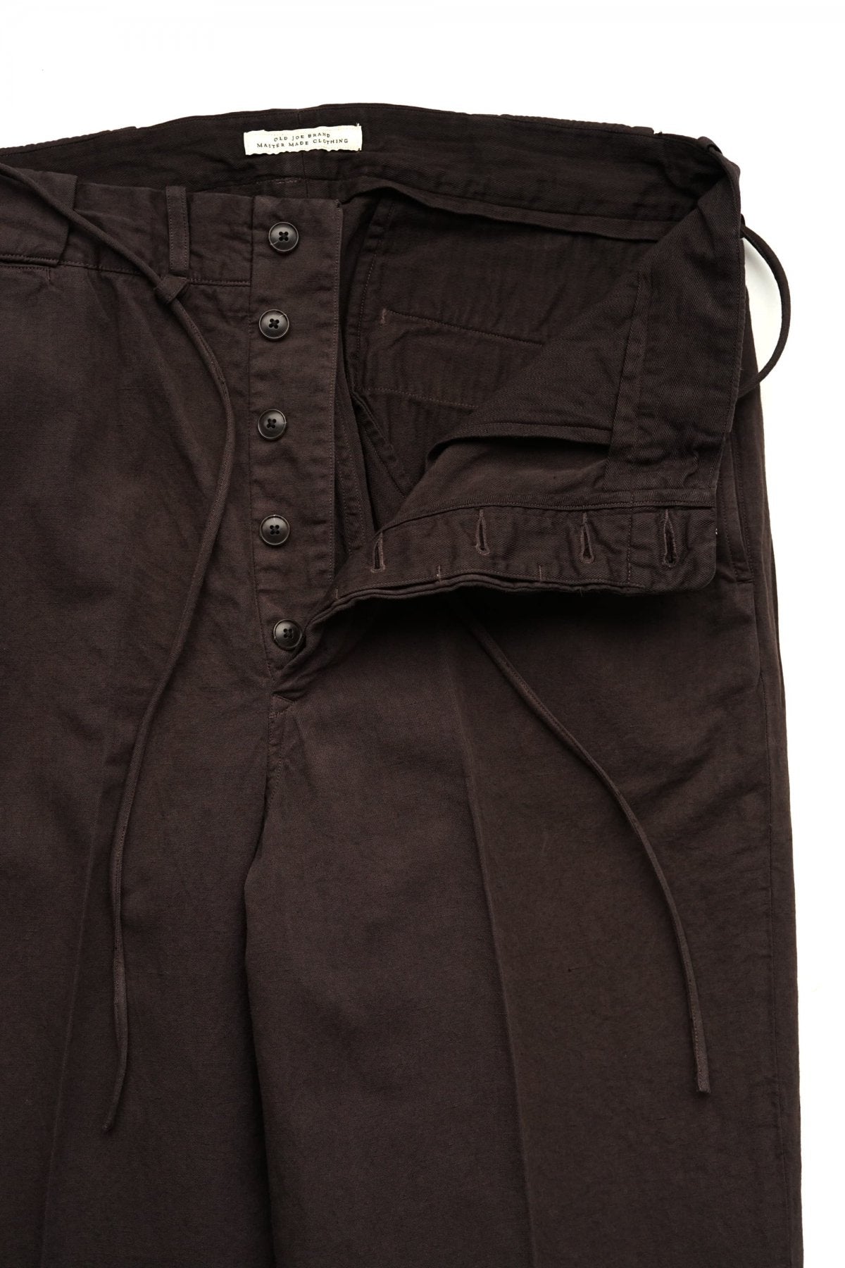 OLD JOE - STRING WAIST WORK TROUSER - ESPRRESO