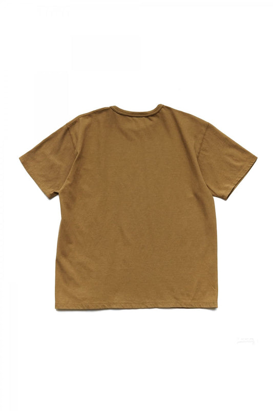 OLD JOE - TUBE TEE CREW-NECK - CAMEL