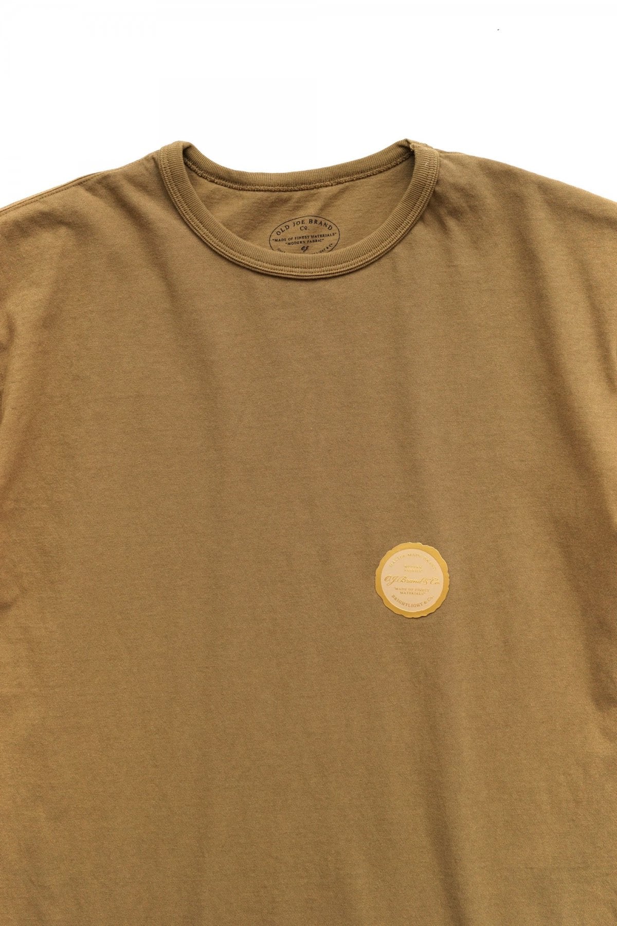 OLD JOE - TUBE TEE CREW-NECK - CAMEL