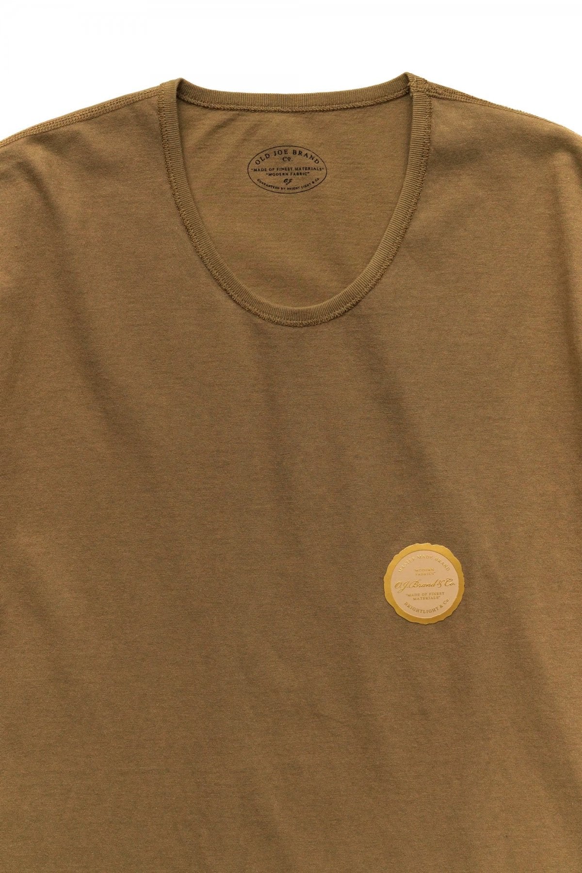 OLD JOE - TUBE TEE ROUND-NECK - CAMEL