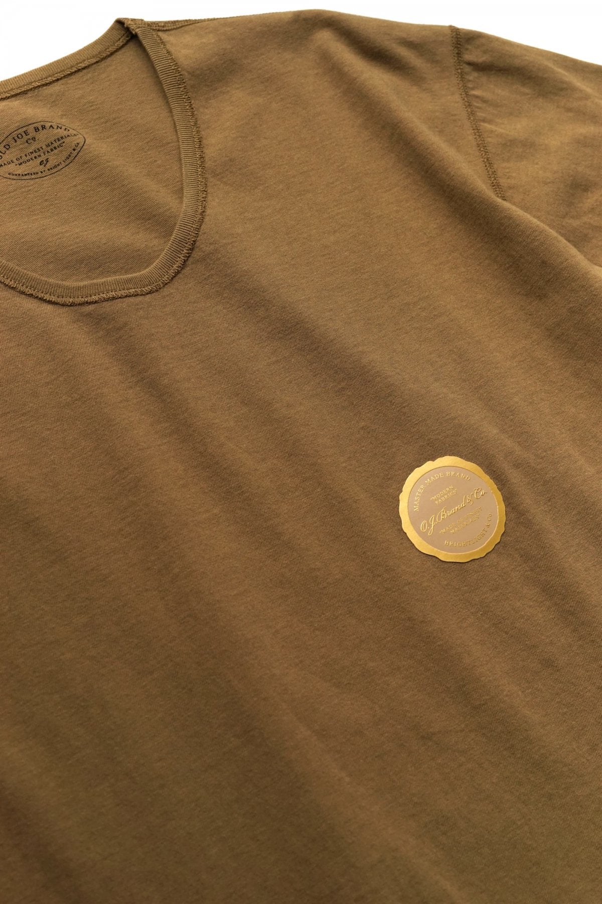 OLD JOE - TUBE TEE ROUND-NECK - CAMEL