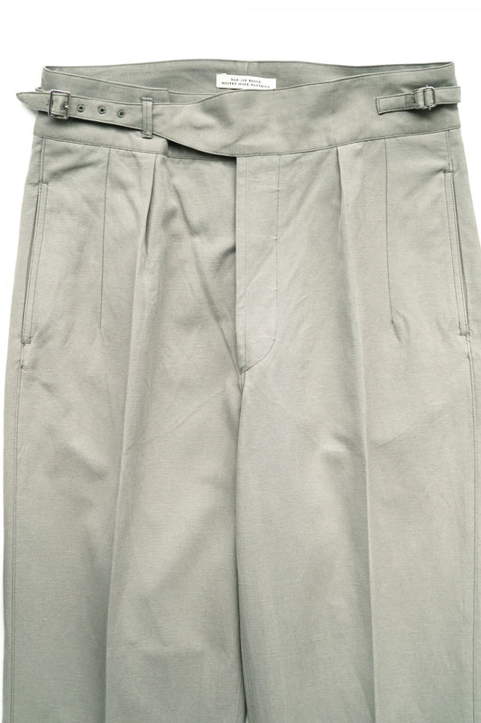 OLD JOE - SIDE BUCKLE GRUKHA TROUSER - EUCALYPTUS