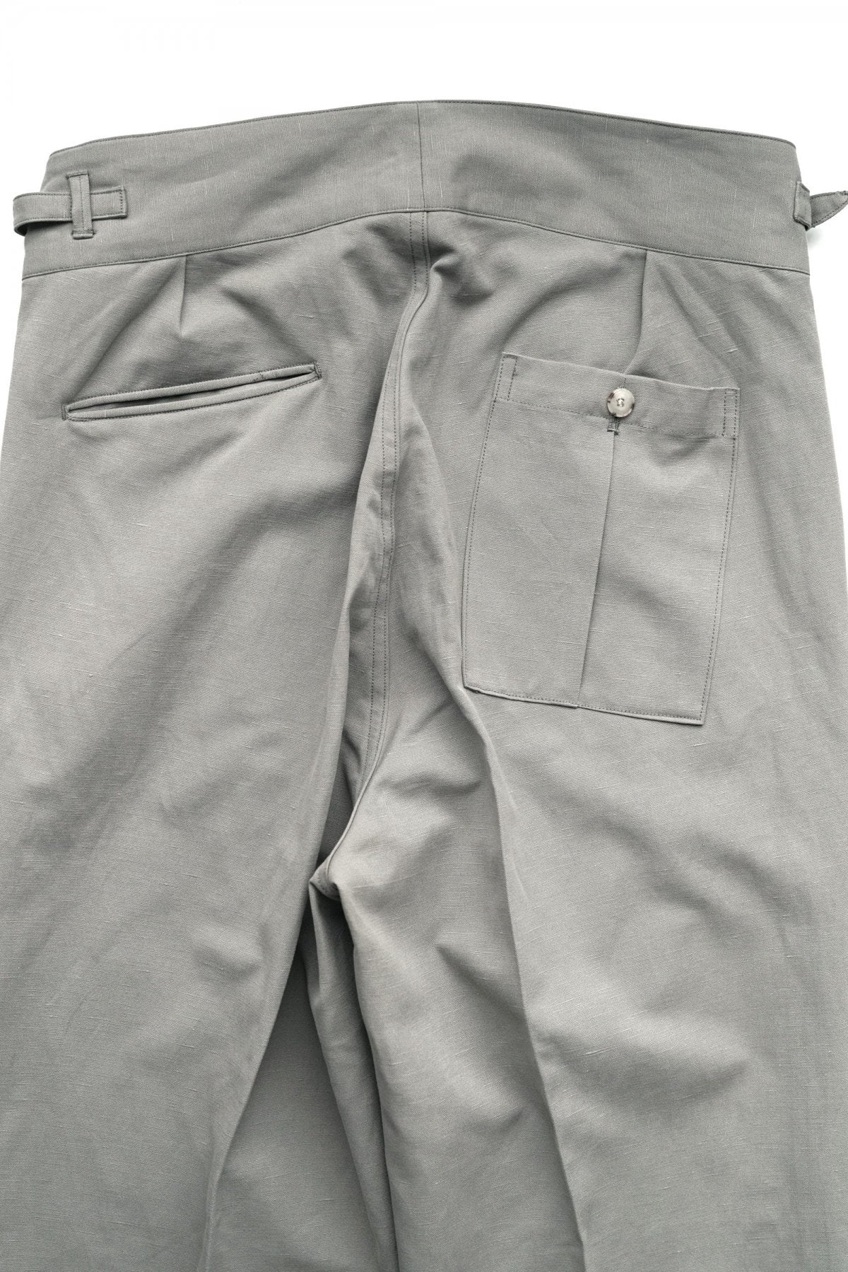 OLD JOE - SIDE BUCKLE GRUKHA TROUSER - EUCALYPTUS