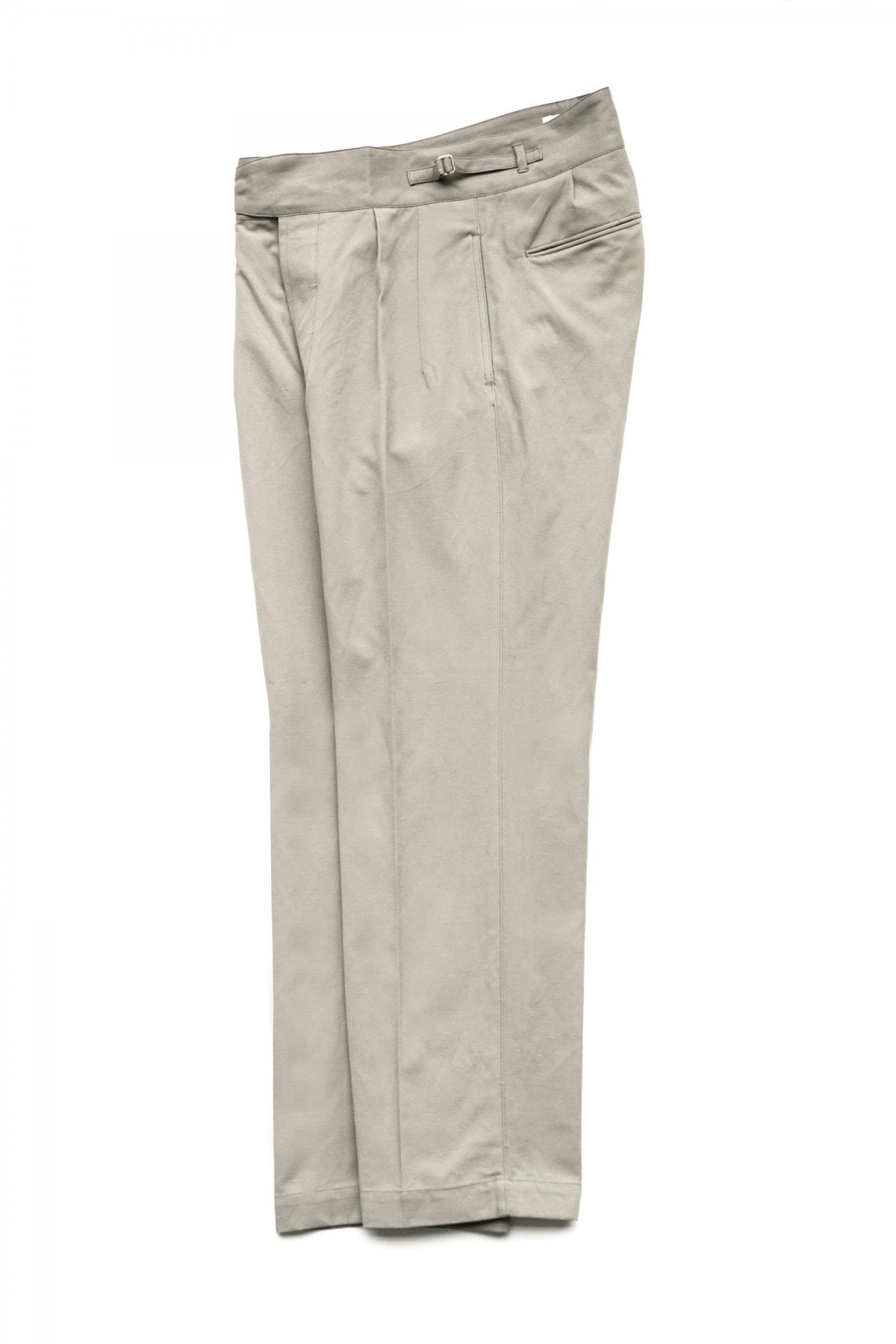 OLD JOE - SIDE BUCKLE GRUKHA TROUSER - EUCALYPTUS