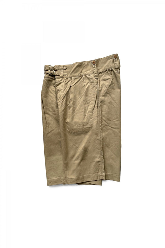 Nigel Cabourn - 40s BRITISH ARMY GURKHA SHORTS - C/L DENIM - KHAKI