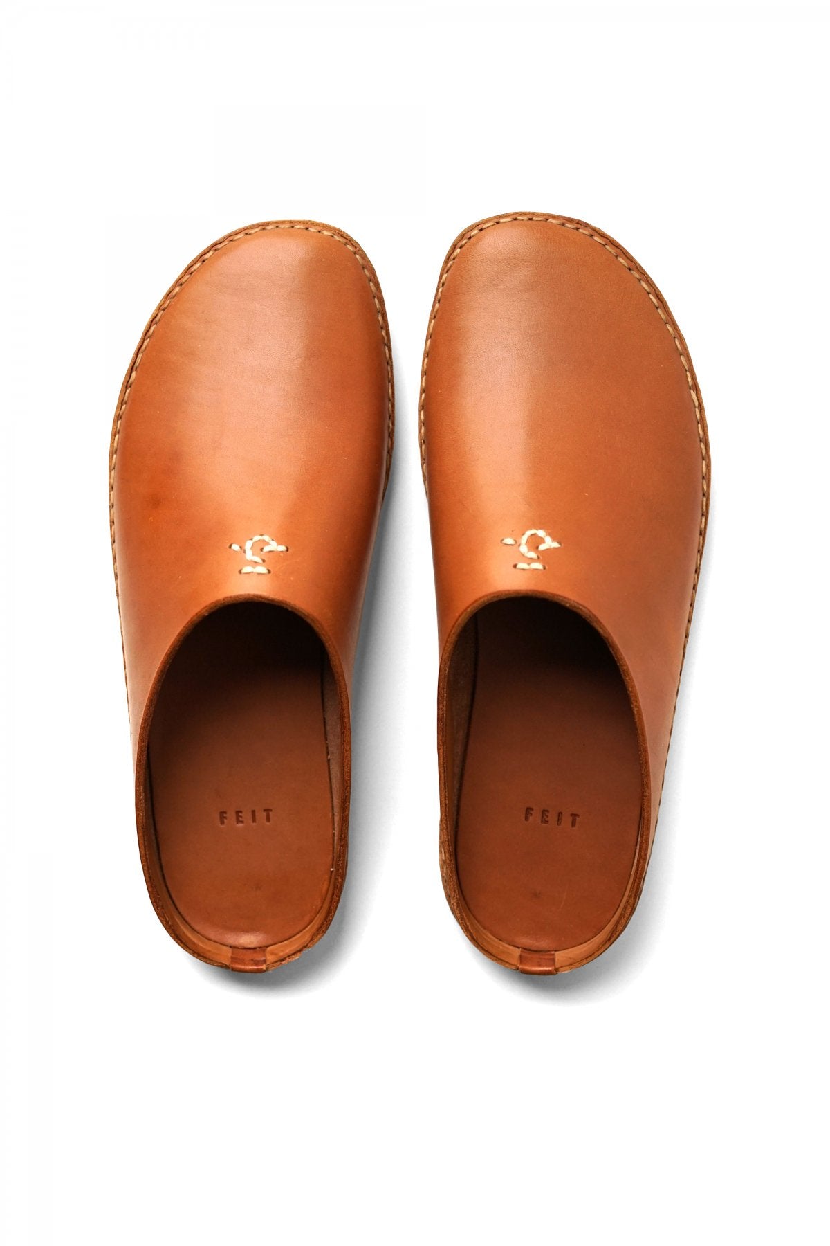 FEIT ★★★ - EXCLUSIVE ふ EMBROIDERY OUTDOOR SLIPPER - TAN