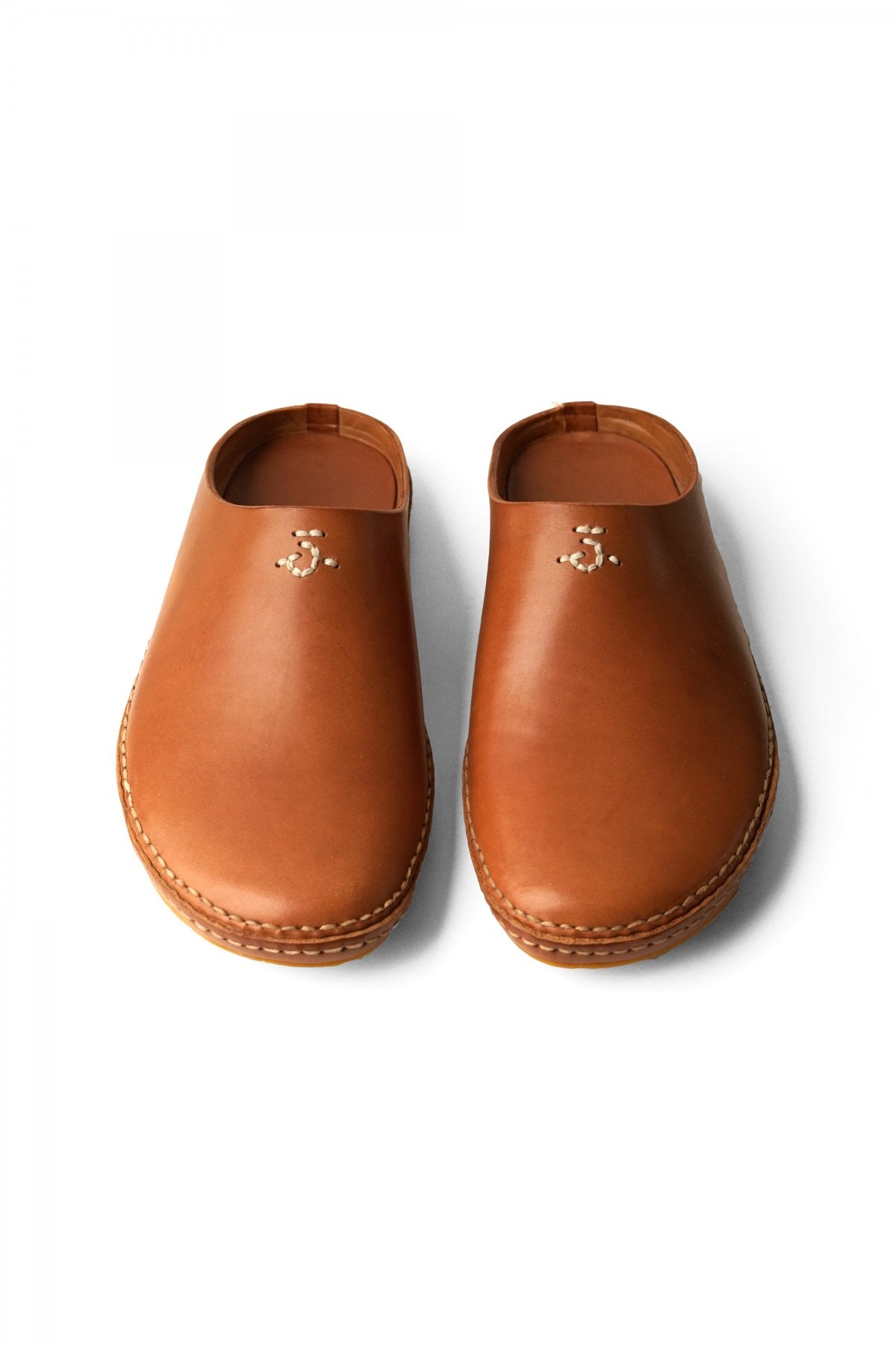 FEIT ★★★ - EXCLUSIVE ふ EMBROIDERY OUTDOOR SLIPPER - TAN