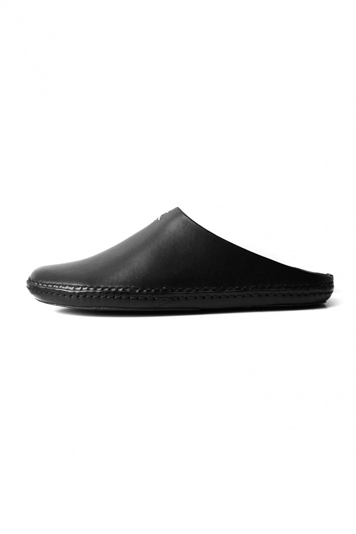 FEIT ★★★ - EXCLUSIVE ふ EMBROIDERY OUTDOOR SLIPPER - BLACK