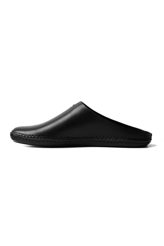 FEIT ★★★ - EXCLUSIVE ふ EMBROIDERY OUTDOOR SLIPPER - BLACK