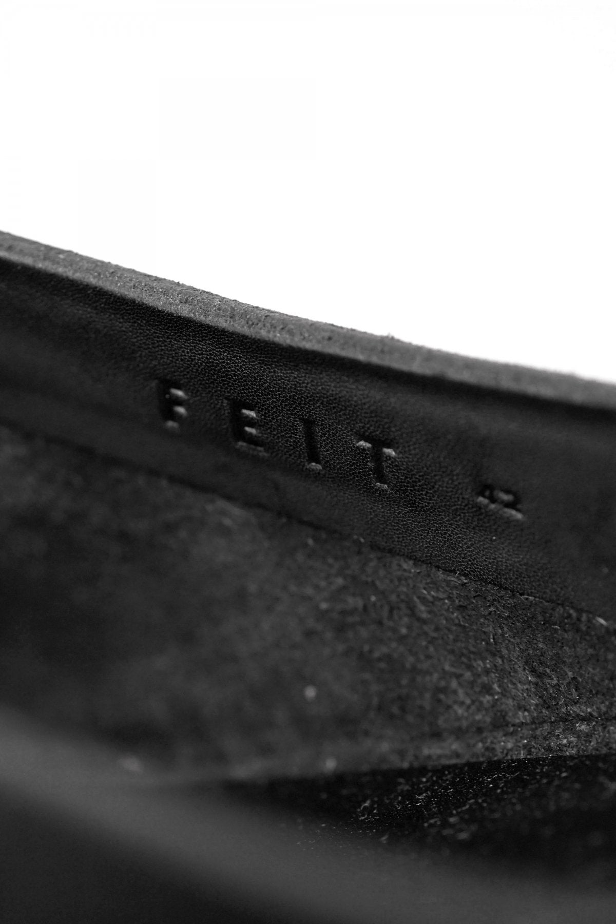 FEIT ★★★ - EXCLUSIVE ふ EMBROIDERY OUTDOOR SLIPPER - BLACK