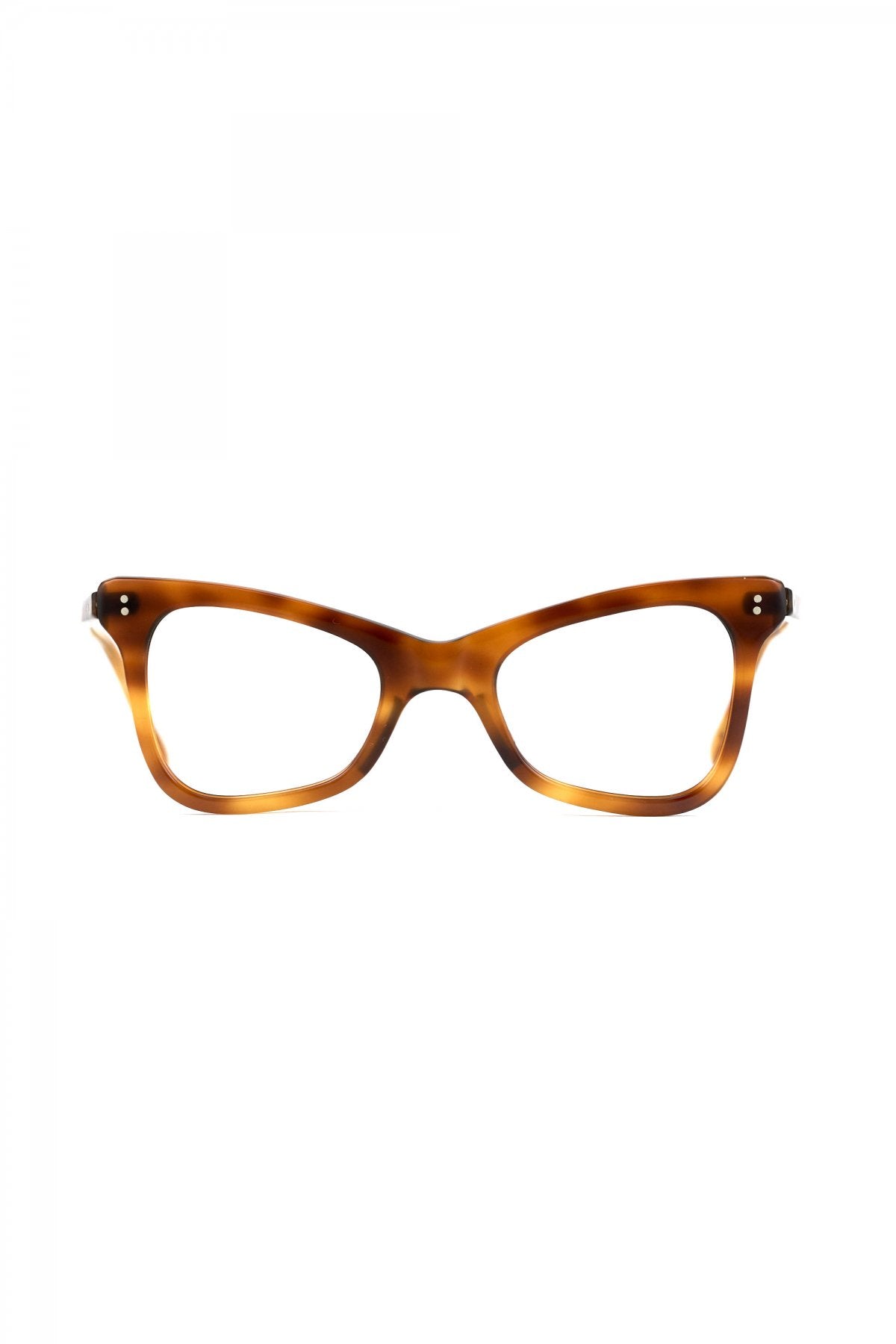 1960s FRANCE VINTAGE EYEGLASS HONEY AMBER - OPT-700