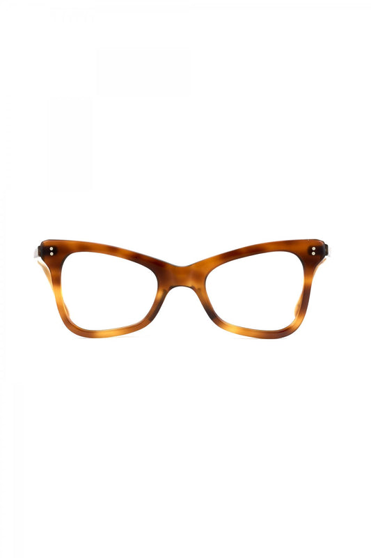 1960s FRANCE VINTAGE EYEGLASS HONEY AMBER - OPT-700