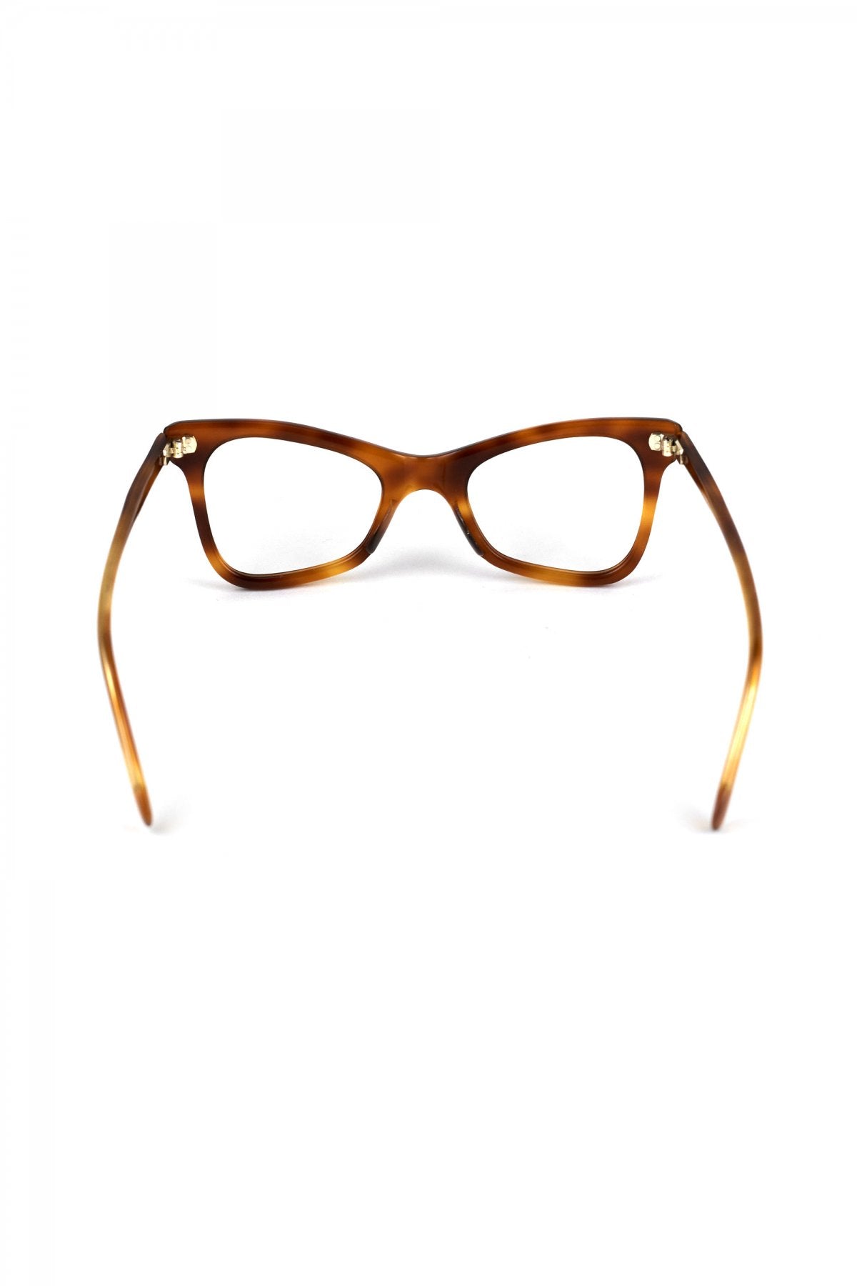 1960s FRANCE VINTAGE EYEGLASS HONEY AMBER - OPT-700