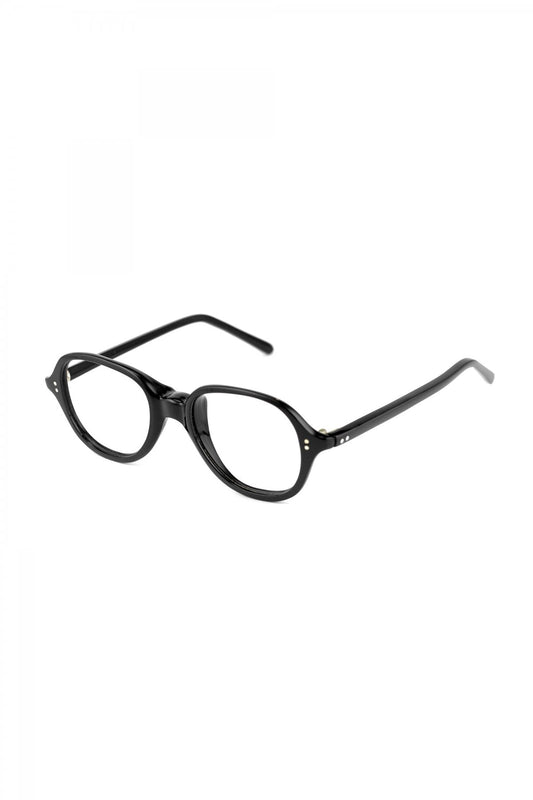 1960s FRANCE  VINTAGE EYEGLASS BLACK - OPT-701