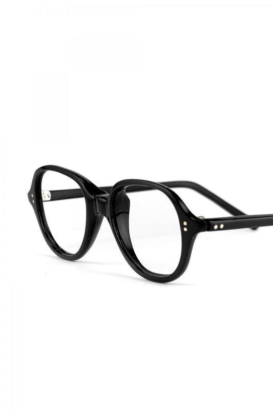 1960s FRANCE  VINTAGE EYEGLASS BLACK - OPT-701