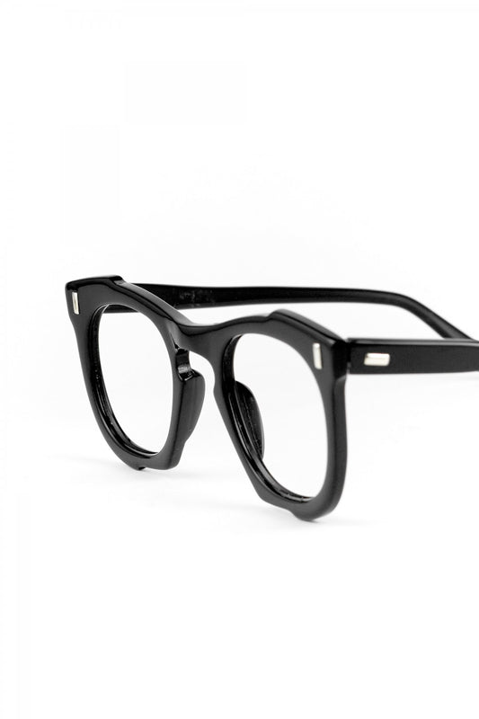 1950s FRANCE VINTAGE EYEGLASS BLACK - OPT-703