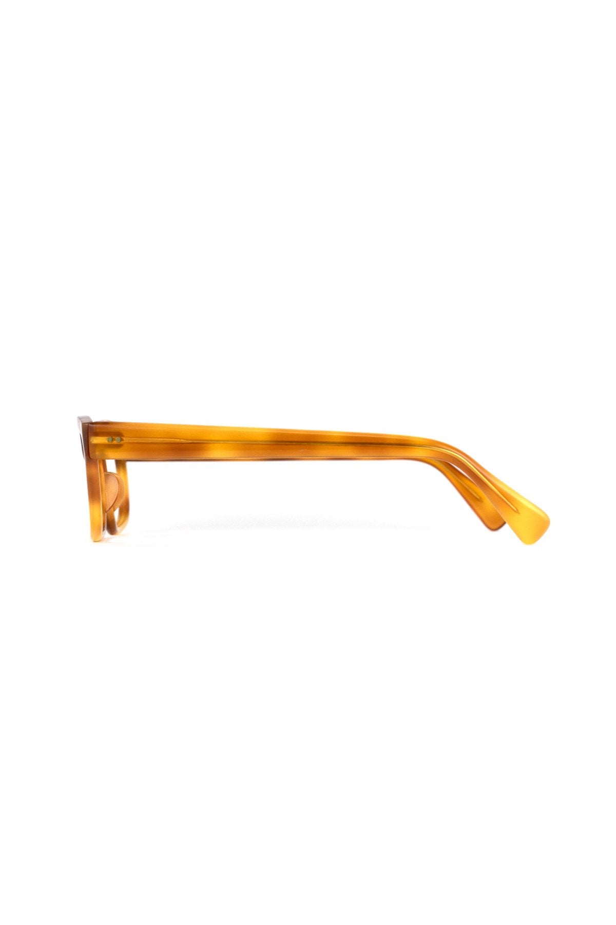 1960s FRANCE VINTAGE EYEGLASS HONEY AMBER - OPT-708