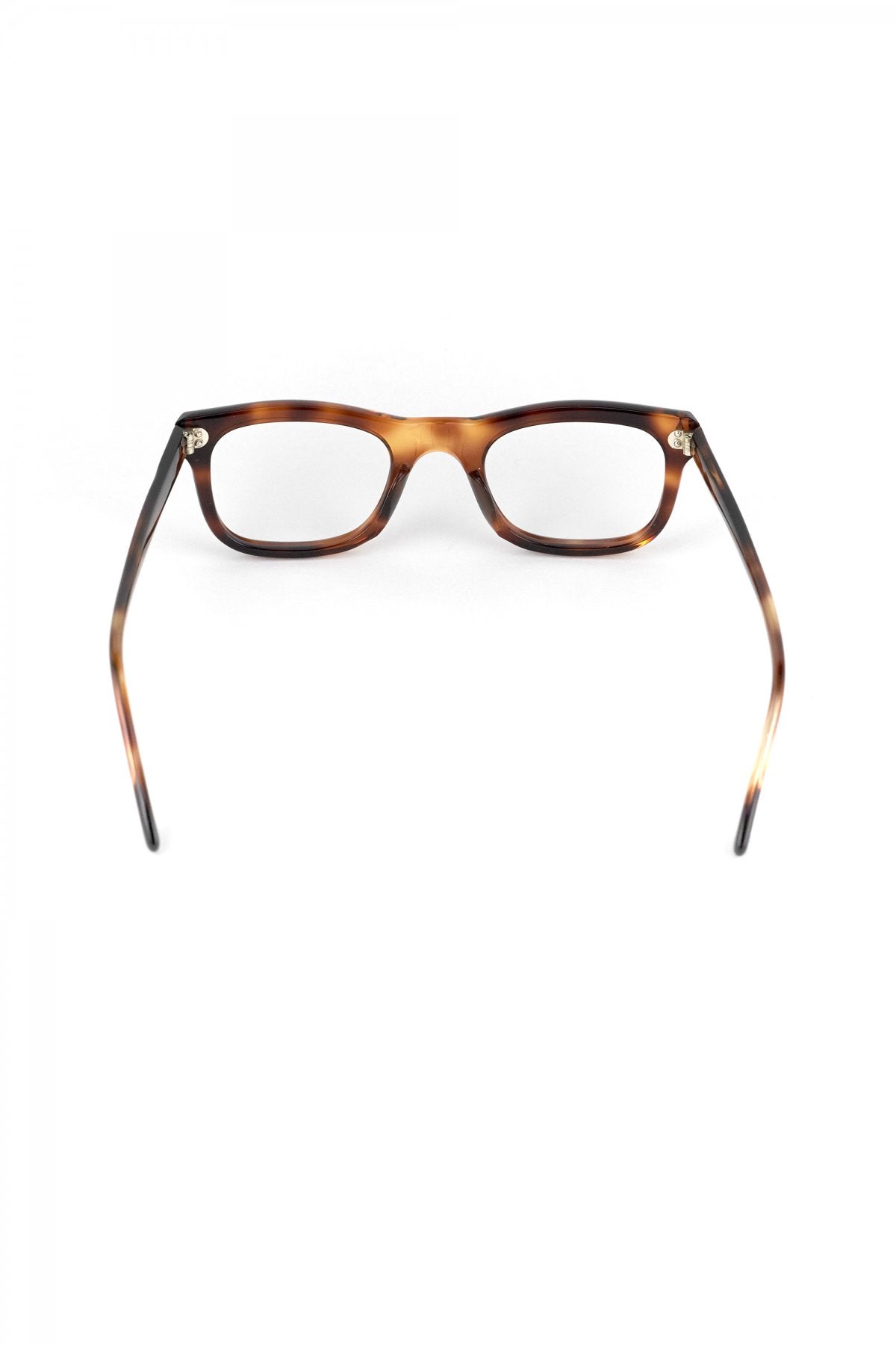 1960s BRITISH VINTAGE EYEGLASS DEMI AMBER - OPT-709