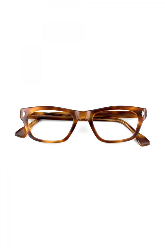 1960s BRITISH VINTAGE EYEGLASS AMBER - OPT-710