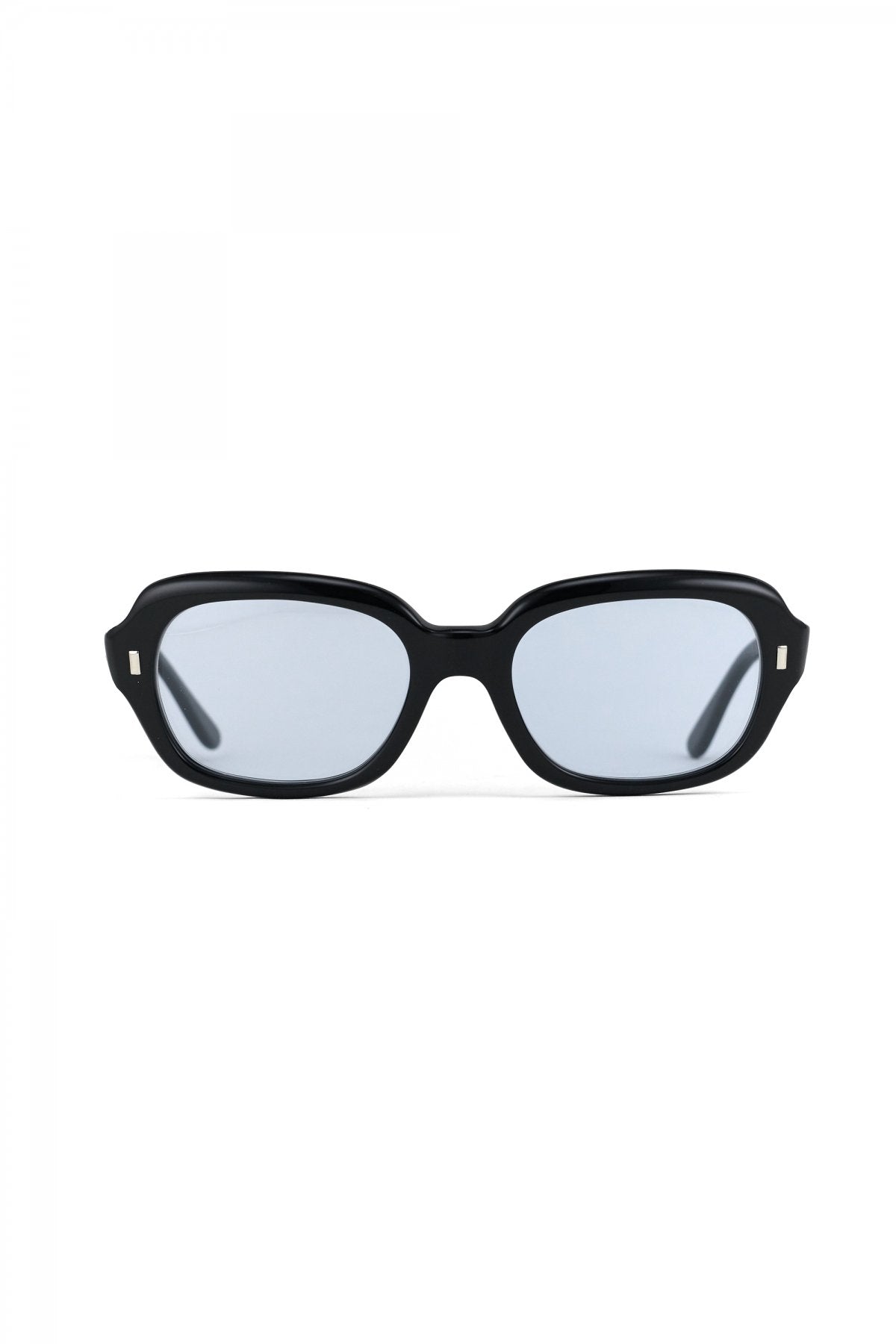 1960s BRITISH VINTAGE SUNGLASS SQUARE BLACK - OPT-726