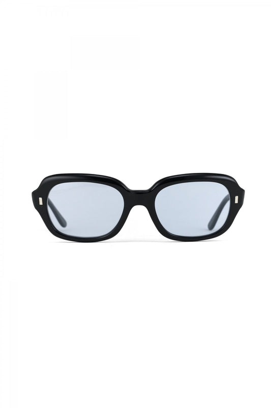 1960s BRITISH VINTAGE SUNGLASS SQUARE BLACK - OPT-726