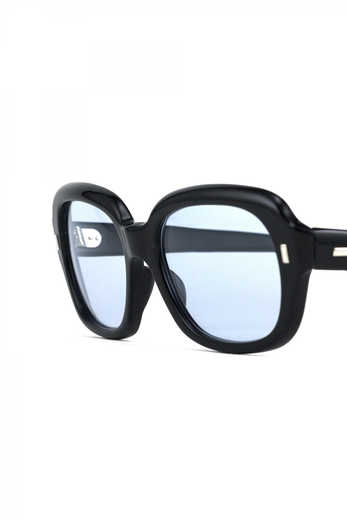 1960s BRITISH VINTAGE SUNGLASS SQUARE BLACK - OPT-726