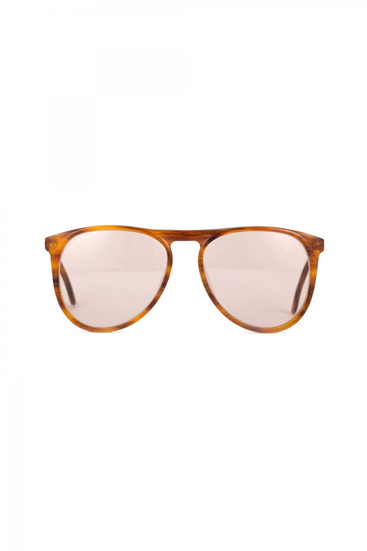 1980s BRITISH VINTAGE EYEWEAR AMBER - OPT-730