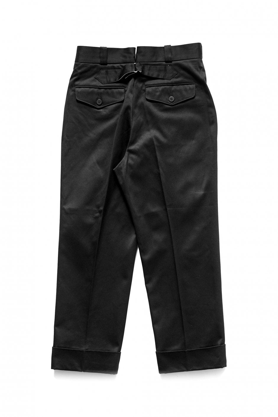 Nigel Cabourn WOMEN'S - DOUBLE HEM CHINO - BLACK