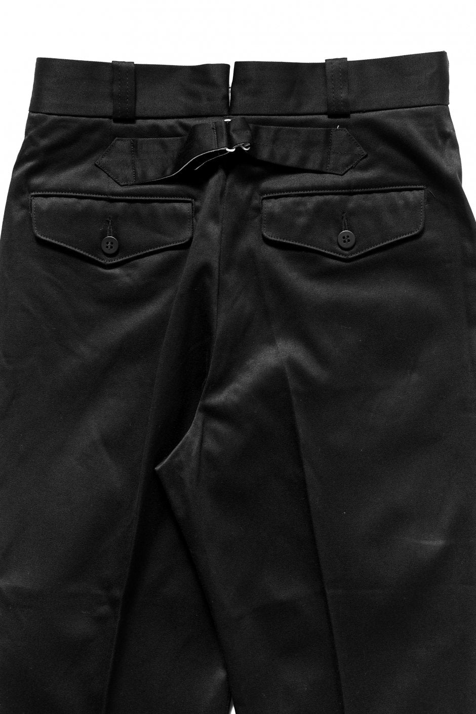 Nigel Cabourn WOMEN'S - DOUBLE HEM CHINO - BLACK