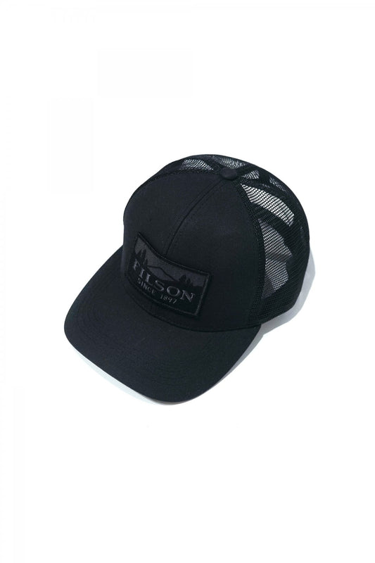 ◯ FILSON - LOGGER MESH CAP - BLACK