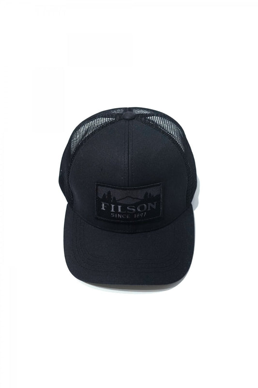 ◯ FILSON - LOGGER MESH CAP - BLACK