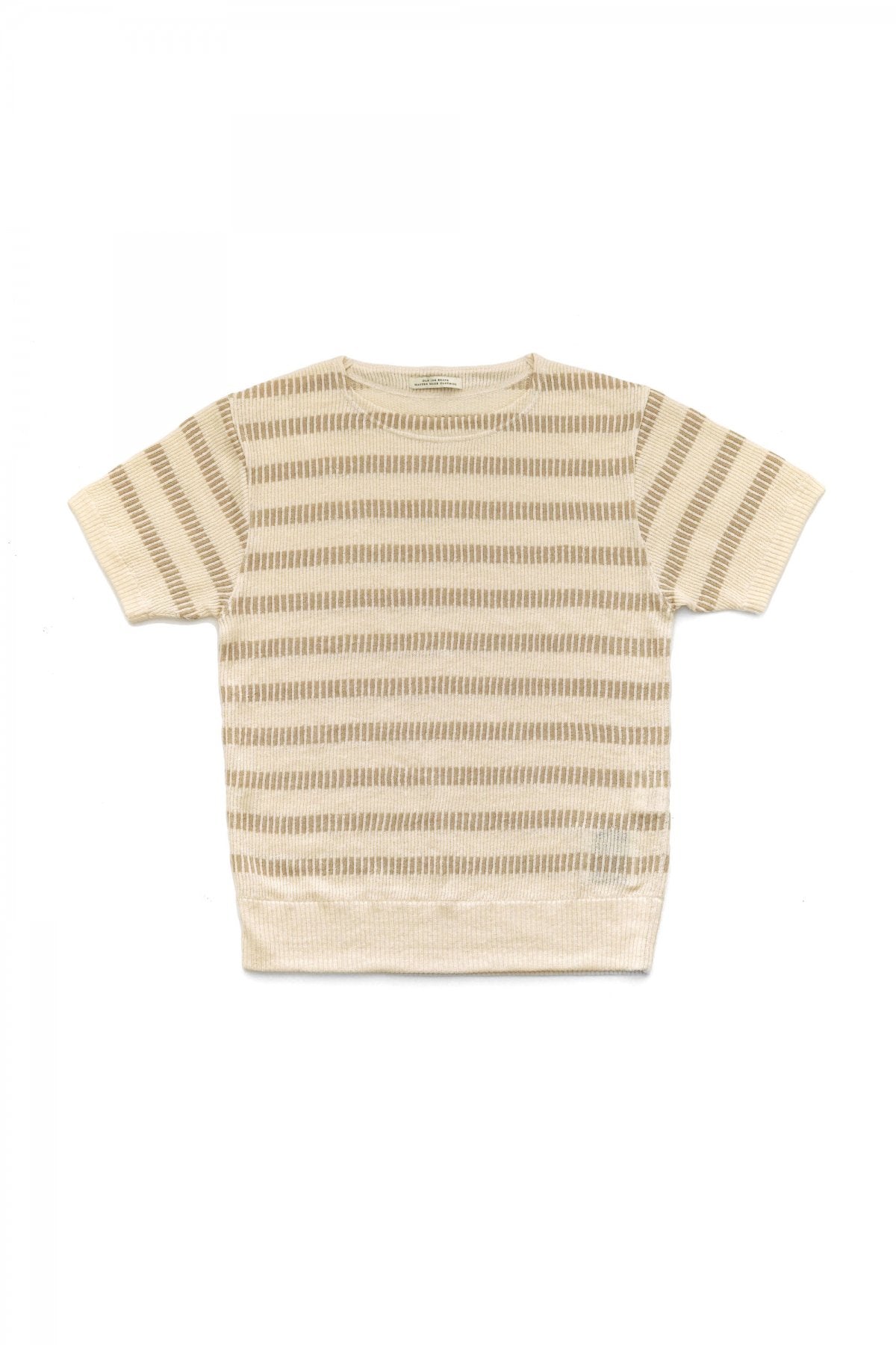 OLD JOE ★★★- BOAT-NECK EARLY BASQUE  Short Sleeve - BONE