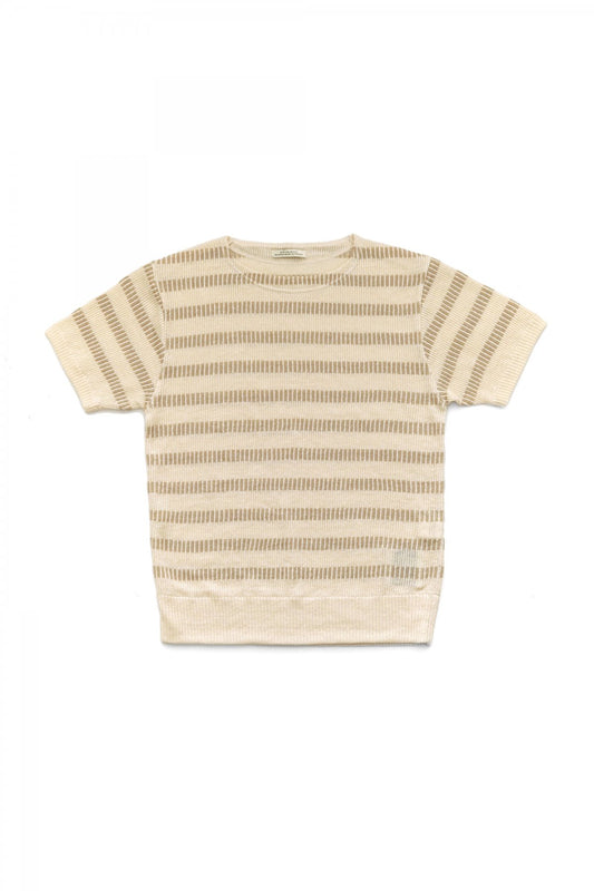 OLD JOE ★★★- BOAT-NECK EARLY BASQUE  Short Sleeve - BONE