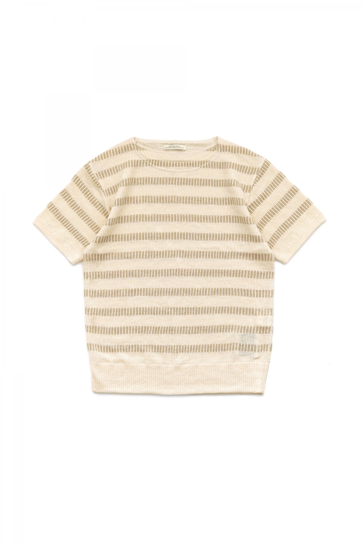 OLD JOE ★★★- BOAT-NECK EARLY BASQUE  Short Sleeve - BONE