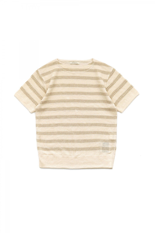 OLD JOE ★★★- BOAT-NECK EARLY BASQUE  Short Sleeve - BONE