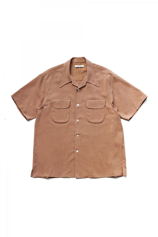 OLD JOE - SWALLOW COLLAR NASSOU SHIRTS S/S - COPPER