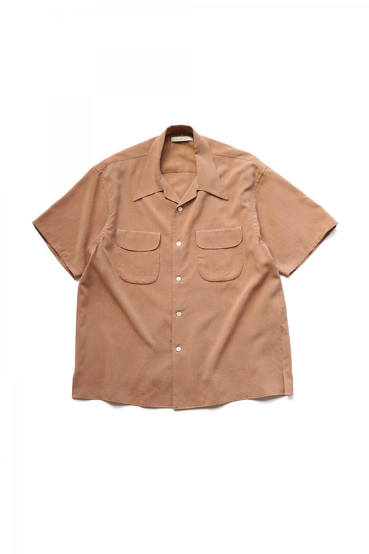 OLD JOE - SWALLOW COLLAR NASSOU SHIRTS S/S - COPPER