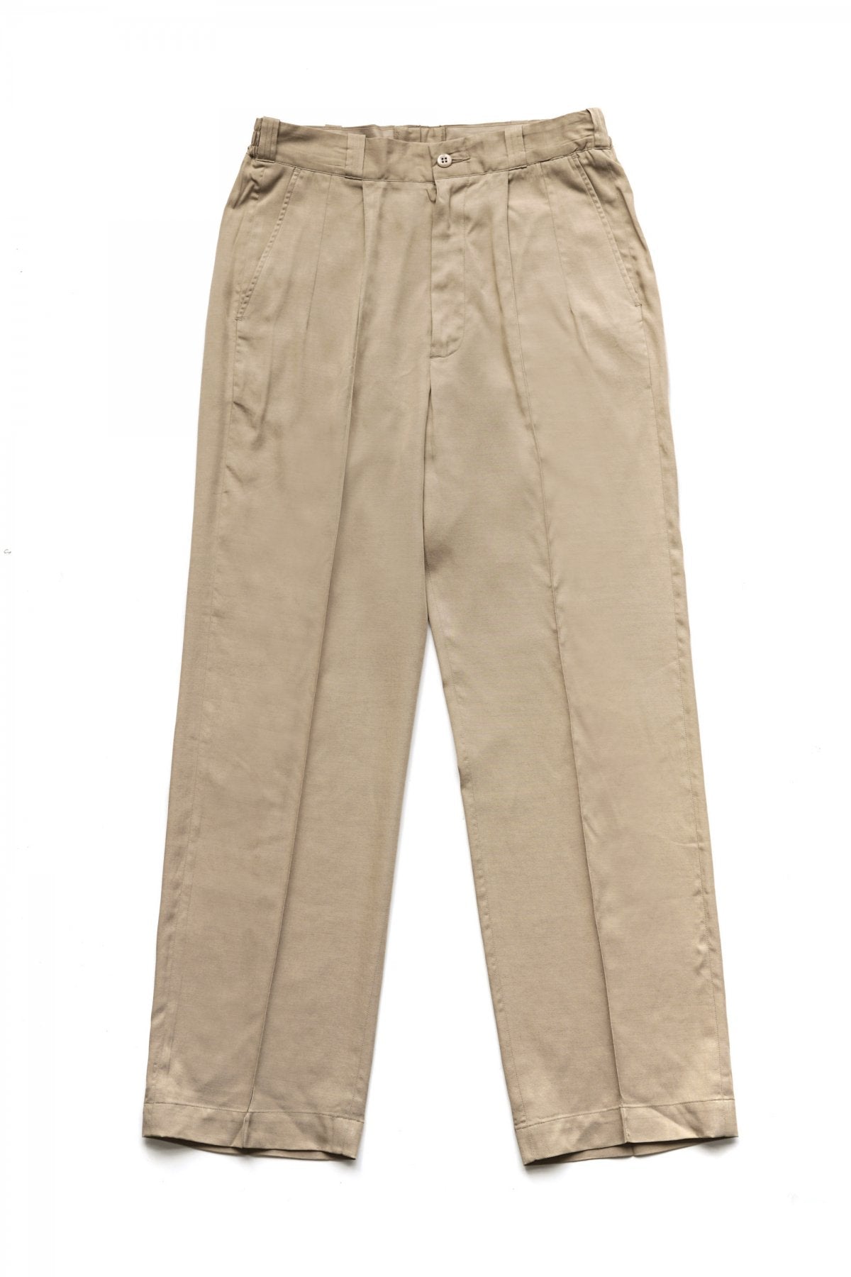 OLD JOE - FRONT TUCK ARMY TROUSER - SAND