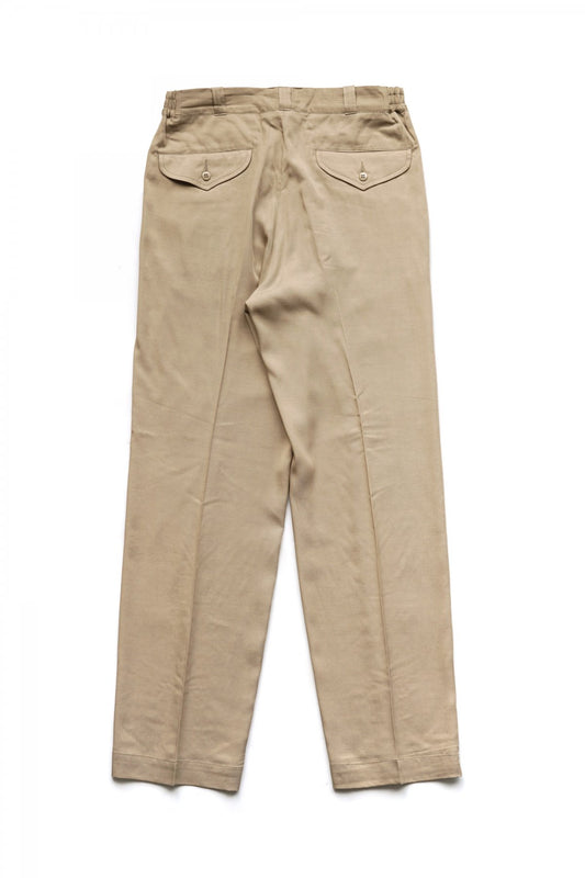 OLD JOE - FRONT TUCK ARMY TROUSER - SAND